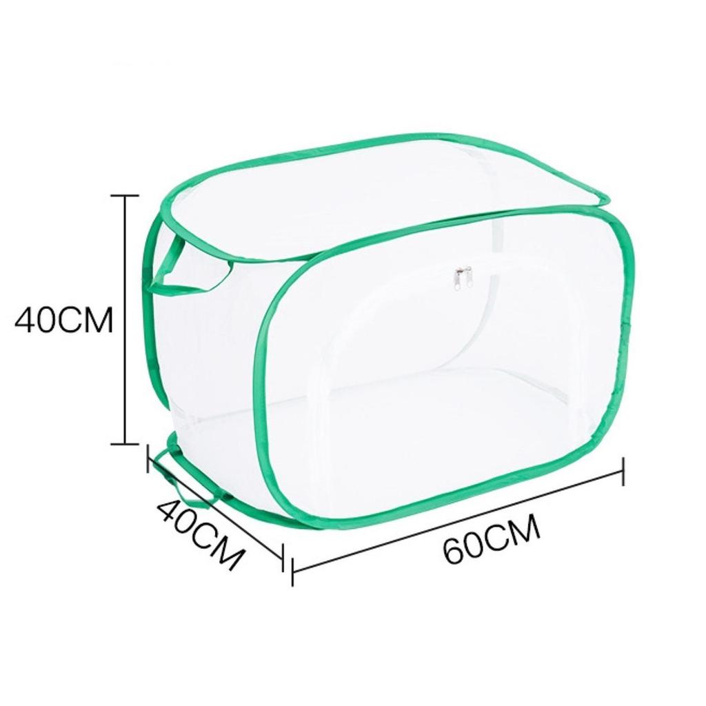 Butterfly Catching Cage Feeding Net W/ Handle Multi Use Protection Cover