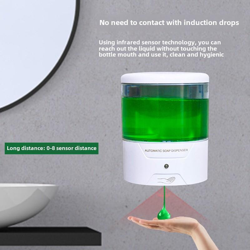 600mlwall Mounted Automatic Induction Electric Hand Sanitizer Dispenser,powered by a Large Capacity Battery,for Bathroom,kitchen