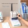 Deli Manual Financial Document Binding Machine CN plug (adapter included)