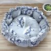 Universal Pet Nest: Medium & Large Pumpkin-Style Cushion for Cats and Dogs