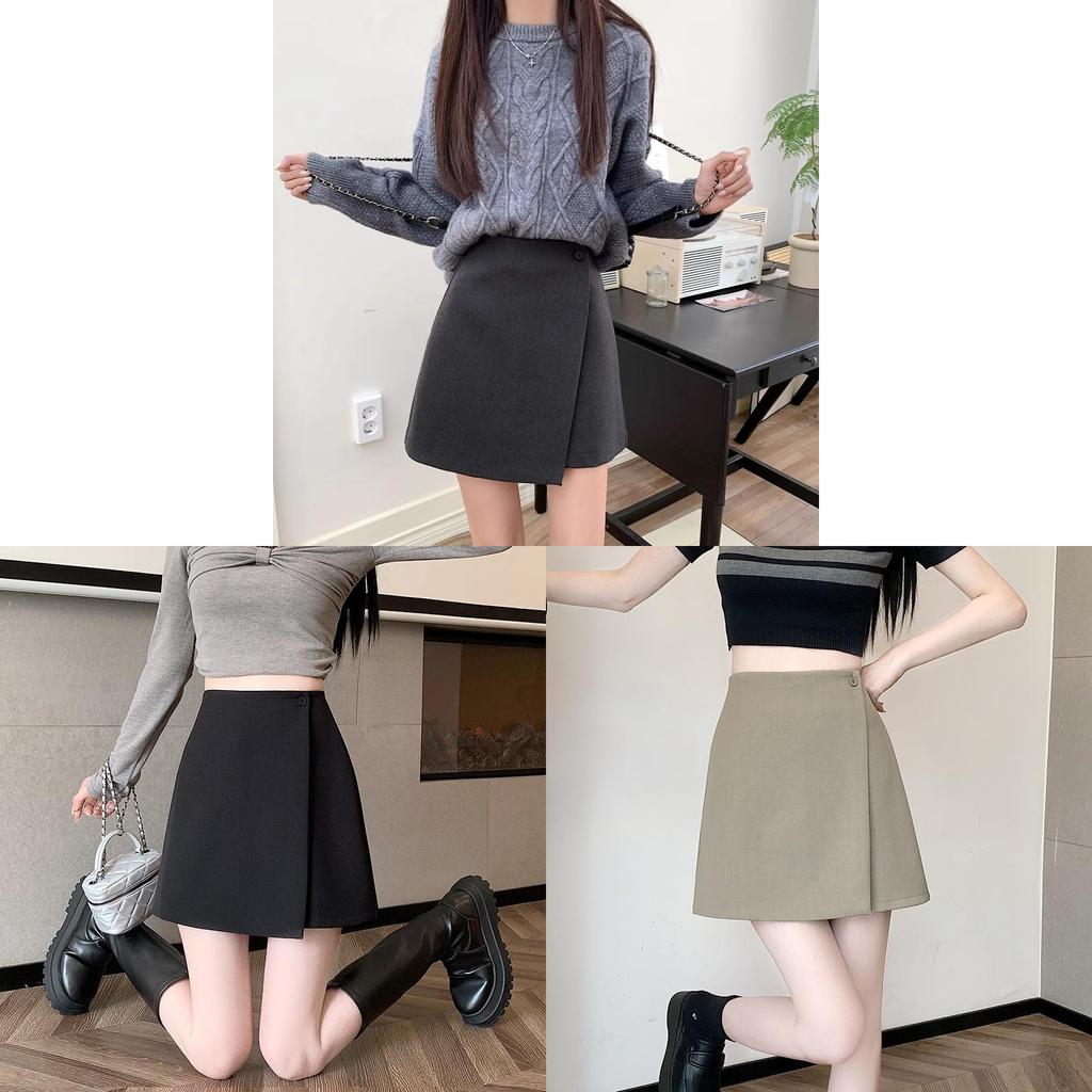 Casual Highwaist Short Skirt With Zipper For Women Summer 2025
