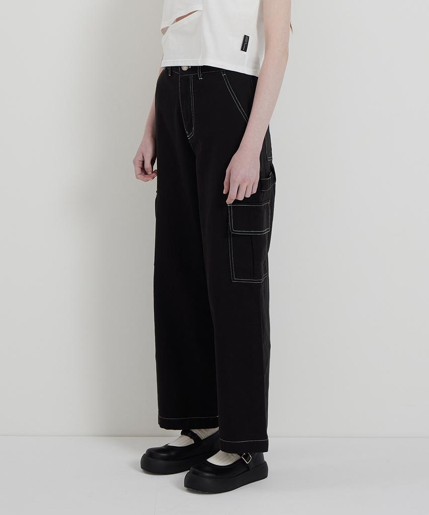 ANDTHEOTHER Black Cargo Pants