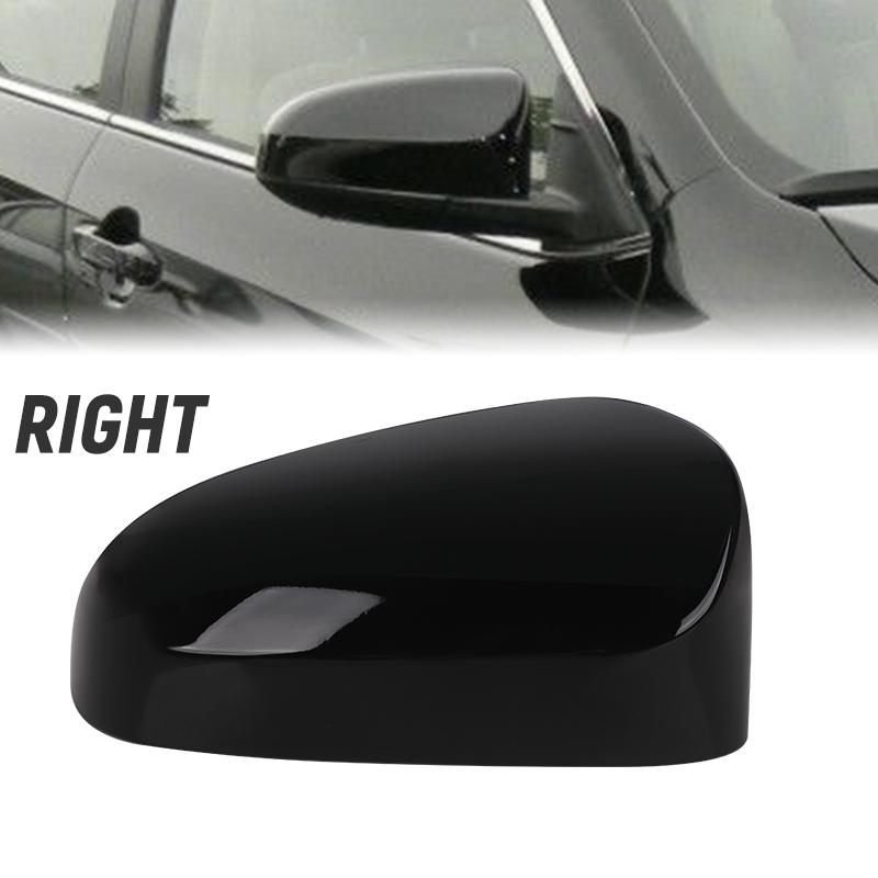 Car Side Wing Rearview Mirror Cover Cap Glossy Black White for Toyota Camry W/O Signal Light 2012 2013 2014 2015 2016 2017 US
