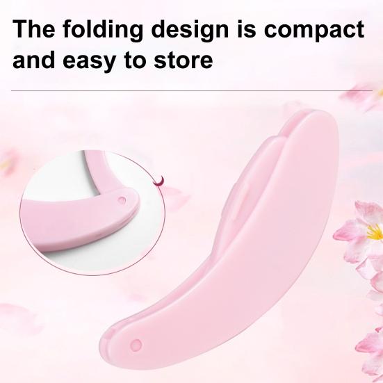 Yousheng 1/2Pcs Eyelash Separator Comb Foldable Handle Lash Separator Tool Stainless Steel Teeth Eyelash Separating Brush Mascara Applicator Comb
