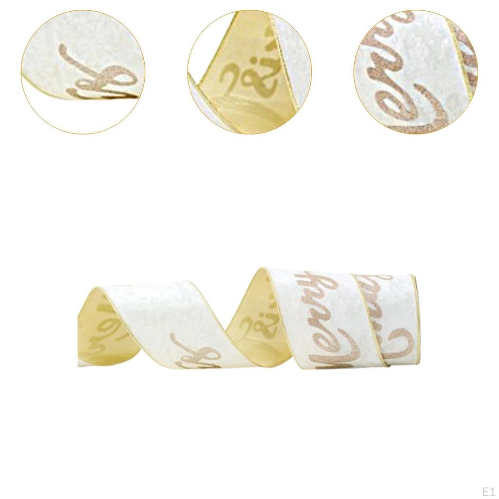 Christmas Ribbon Decoration Craft Gifts Wrapping Decorative for Valentines