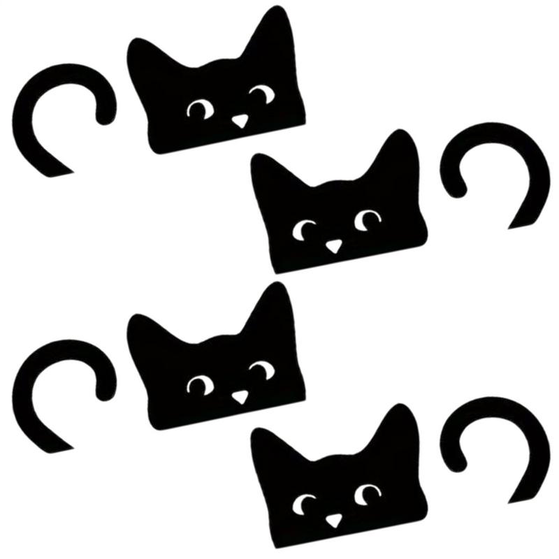 Peeking Cat Sticker for Car Window Cartoon Funny Peeking Cat Decals Safe and Harmless Auto Decoration Tool for Laptop Water United States