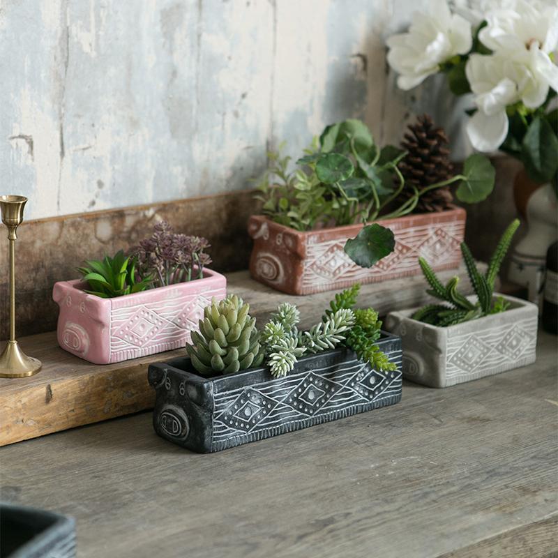 

Vase Cement Vase Home Decoration Ornaments Flower Arrangement Flower Vase A