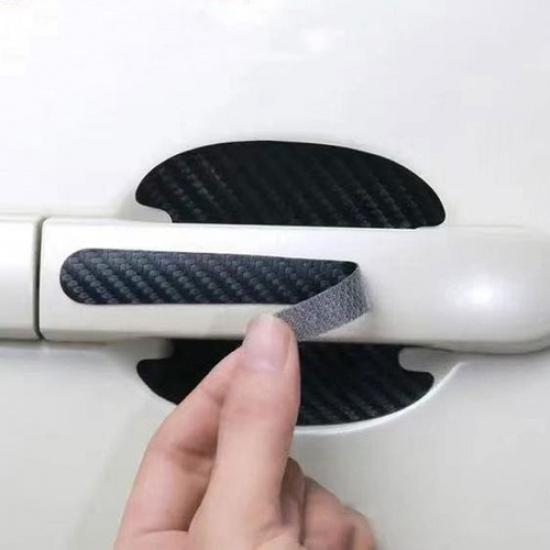 8PCS Car Door Handle Bowl Anti-Scratch Protector Cover Trim Sticker Accessories