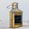 Set of 2 Nautical Brass Oil Lantern, Maritime Brass Port Light, Collectible Ship Lantern, Marine Oil Lamp, Customize Lantern 27.94 cm