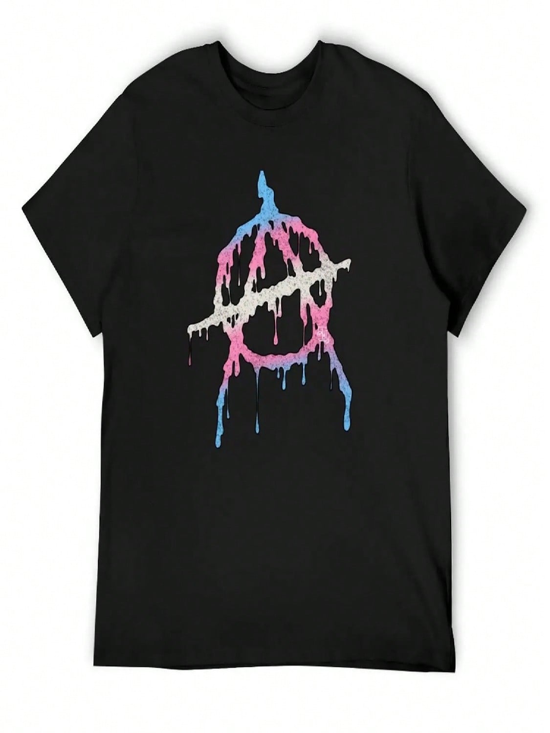 Trans Anarchy T-Shirt Quick Drying Graphic Tee Shirt Plain Shirts Graphic Tee Men S разноцветный