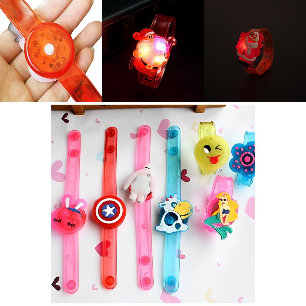 Bright Christmas Glow Bracelets Toys Stocking Stuffers Gift Birthdays Party Supplies