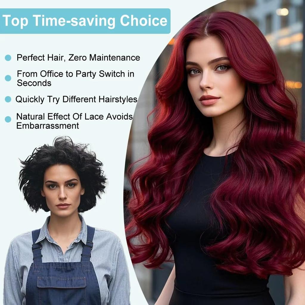 Pelucas Sintéticas de Moda, Pelucas de Ondas Grandes, Cosplay para Halloween, Juegos de Rol, Uso Diario, Cobertores de Piezas de Cabello de Alta Temperatura