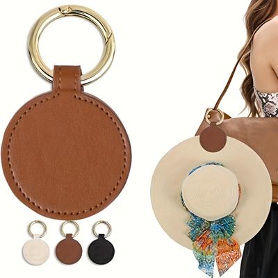 1PC Magnetischer Hutclip auf Tasche Huthalter für Handtasche Rucksack Gepäck PU Leder Huthalter Clip Reisetasche Zubehör