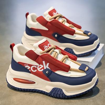 2025 Designer Men's Platform Sneakers Fashion Breathable Increased Height Casual Walking Shoes Outdoor Non Slip Vulcanized Shoes