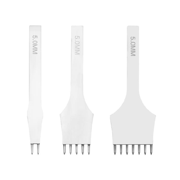 Leather Punching Tool 2/5/7 Prong Lacing Stitching Tool Leather Prong Punches Leather Craft Hole Punches for Leather