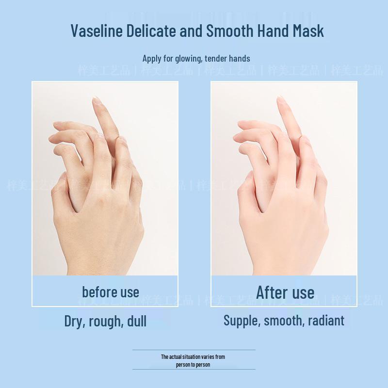 Nail & Hand Moisturizing Mask: Hydrating & Whitening Treatment for Dry, Cracked Hands with Repair and Anti-Aging Benefits
