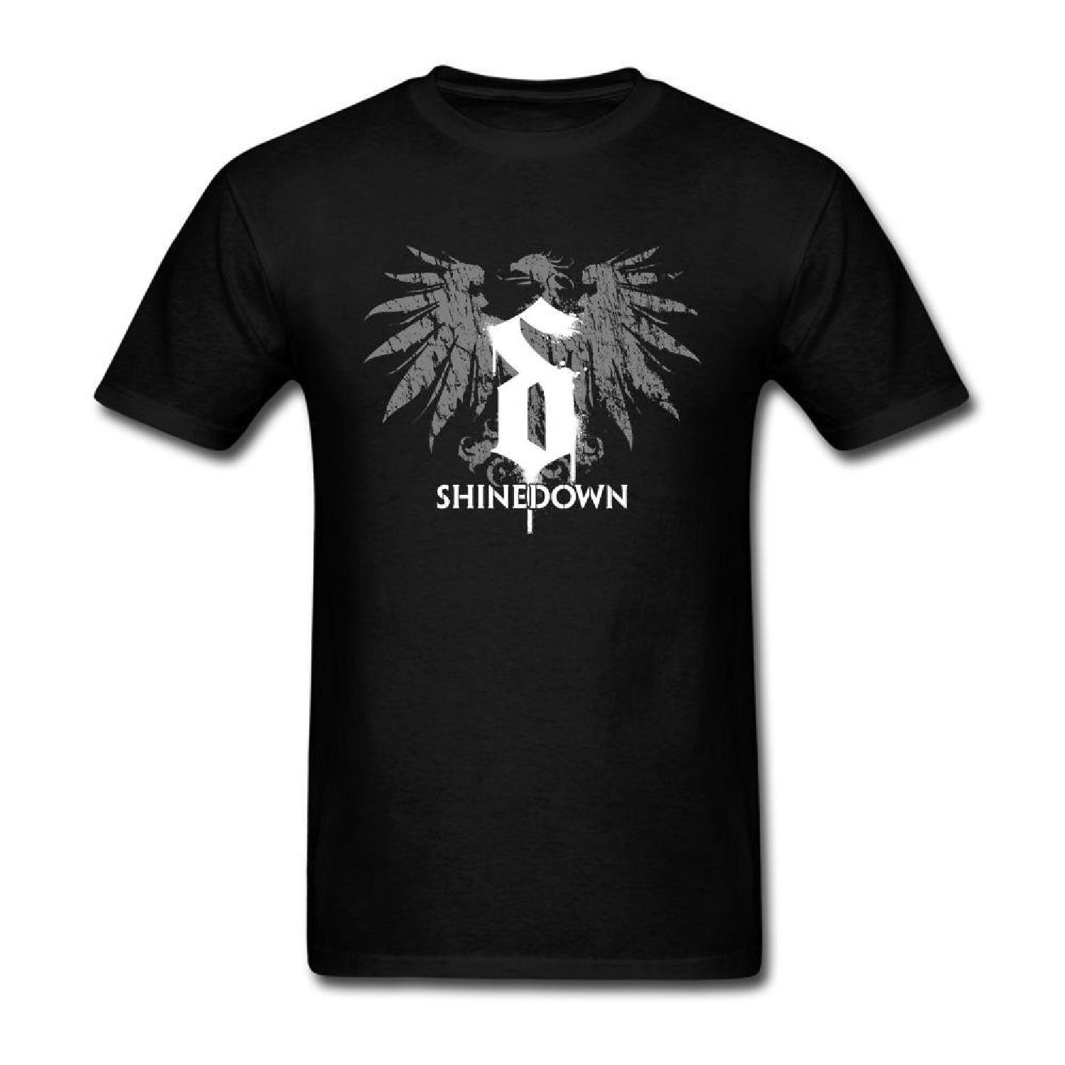 RNUER Shinedown Band Logo Men s T-Shirts S