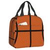 Custom Basketball Sports Pattern Insulated Lunch Bags for Women Portable Thermal Cooler Food Lunch Box Kids School Children