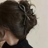 1 Multi-color Irregular Bow Large Grab Clip WOMEN'S Back Hair Clip Simple Design Advanced Sense Shark Clip Suitable for Daily US