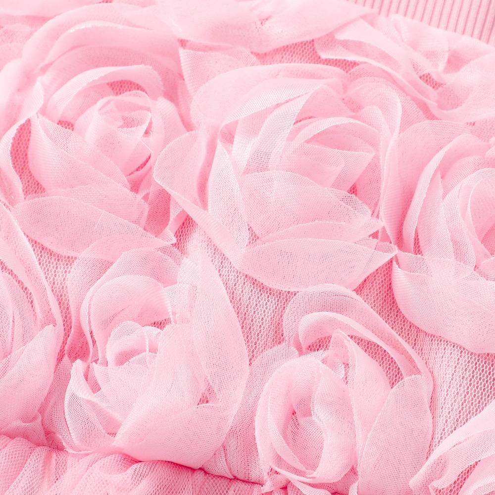 2-7 Years Girls' Long-Sleeved High-Neck Long Dress Autumn/Winter Tulle Dress