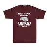 Rock Paper Scissors Throat Punch I Win Funny Saying Unisex's Cotton T-Shirt T-shirt
