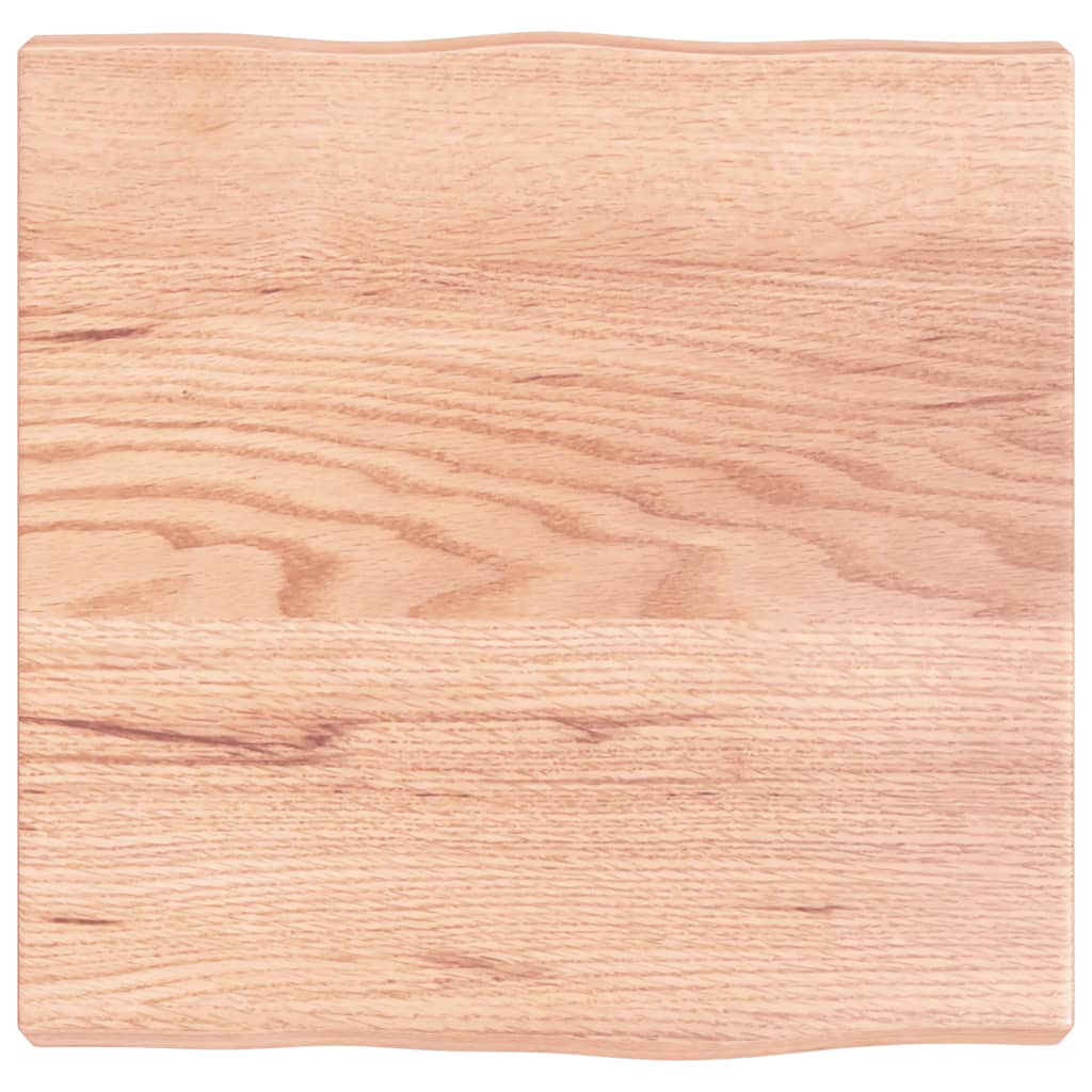 Vidaxl Blat Jasnobrązowy 40X40X(2-4) Cm, Drewno Z Naturalną Krawędzią