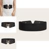 Style Metal Waist Belt With Alloy Buckle For Women Dresses And Coats
