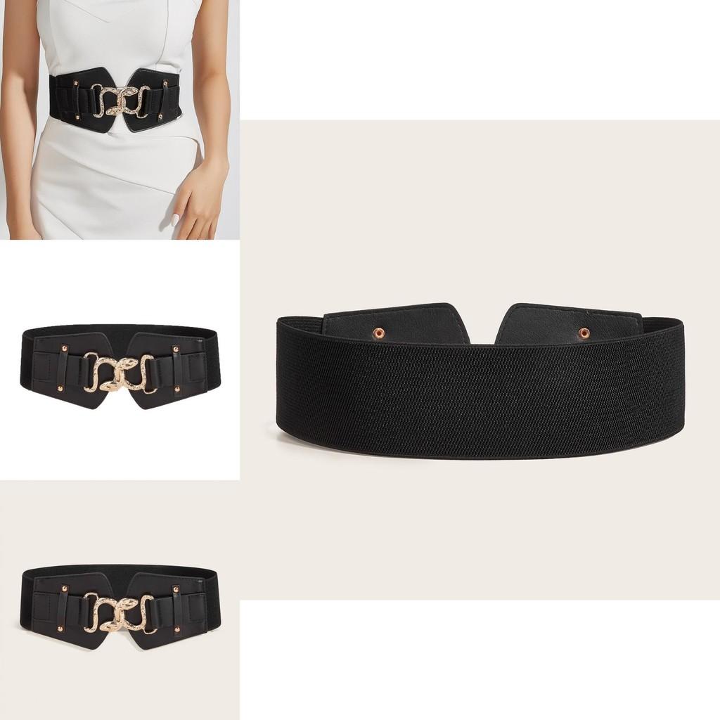 Style Metal Waist Belt With Alloy Buckle For Women Dresses And Coats