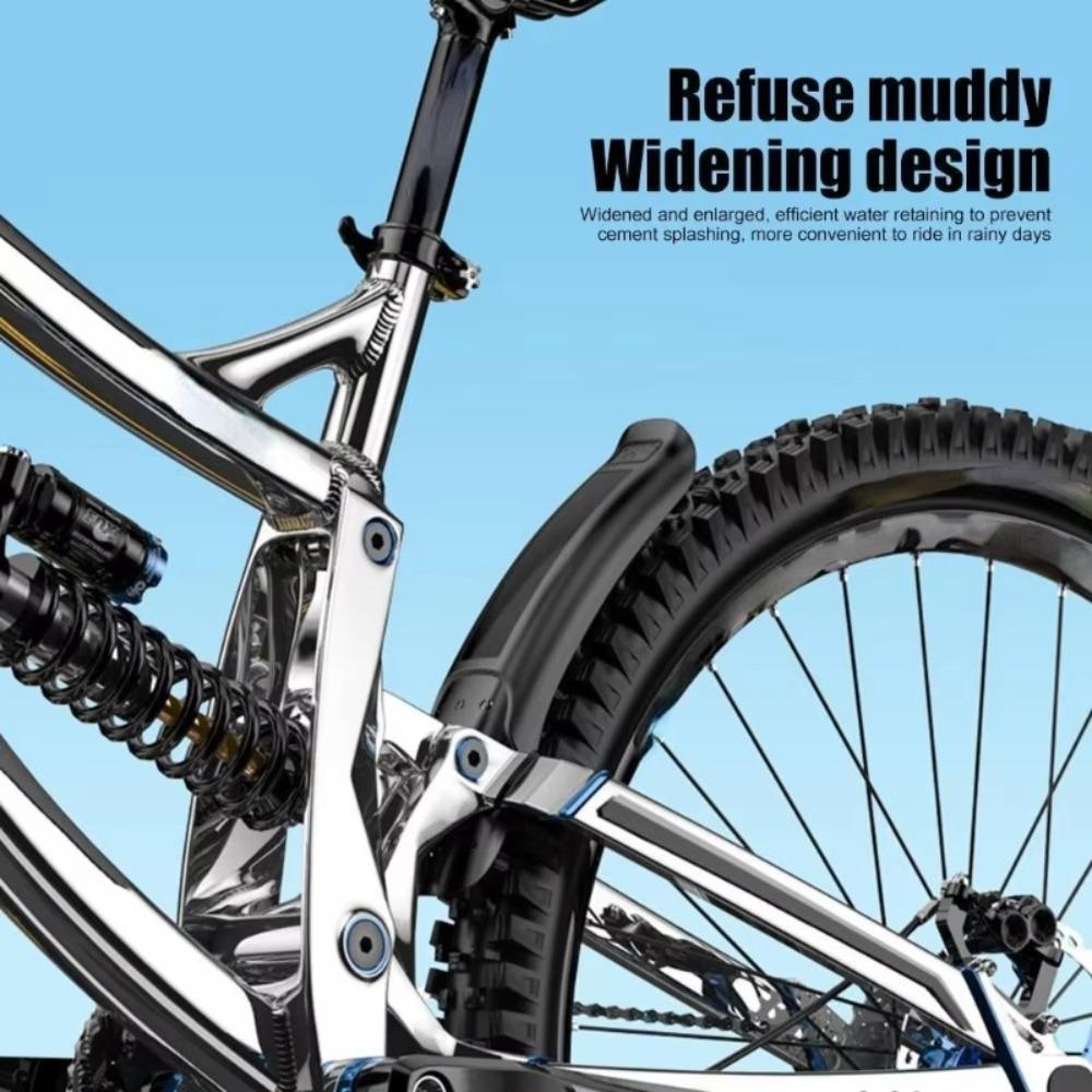 Wide Bicycle Fender Plastic Tire Wheel Fender Repeair MTB Mud Guard Wings  for Mountain Bike