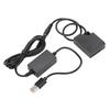 NP‑W126 Dummy Battery DC Coupler Power Adapter with USB Drive Cable for Fujifilm XT2 XT3 XT20 XH1 XT20 X100F