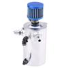 0.5L Universal Aluminum Car Engine Oil Catch Tank Can Reservoir Breather Filter