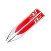 (Set of 2) Black and Red ABS Sticker Blade Side Mark Emblem GTI Wording for Volkswagen VW Golf 5 6 7