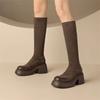 Fashion Autumn Winter Platform Ladies Knee High Shaft Shoes Warm 2025 New Goth Footwear Cosplay Trend Fashion Women's Long Boots Sale