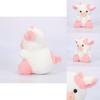 Belle Strawberry Cow Plush Toy Adorable Pink Cow Stuffed Animal