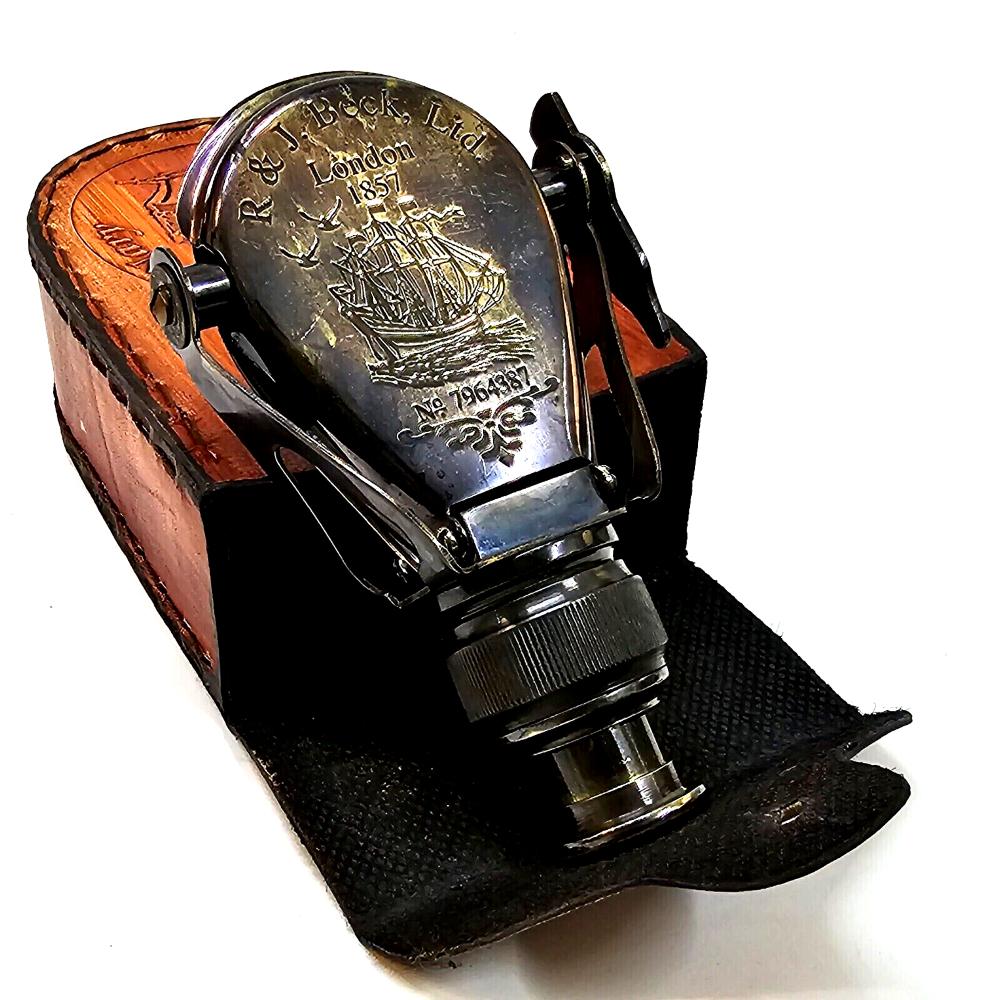 Antyczny mosiężny monokularowy teleskop binokularowy Vintage Nautical Spyglass Scope
