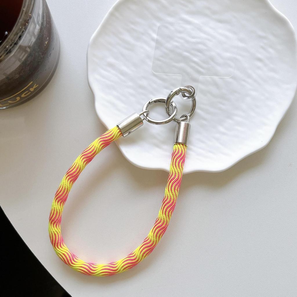 Trendy Water Wave Mesh Bracelet Lanyard & Keychain