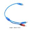 Car Mp3 Audio Rca Y Splitter 1Rca Female To 2Rca Male Adapter One Female To Two Male Cord Converter For Car Audio Amplifier