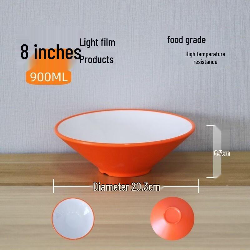 777 Melamine Two-Tone Conical Bowl