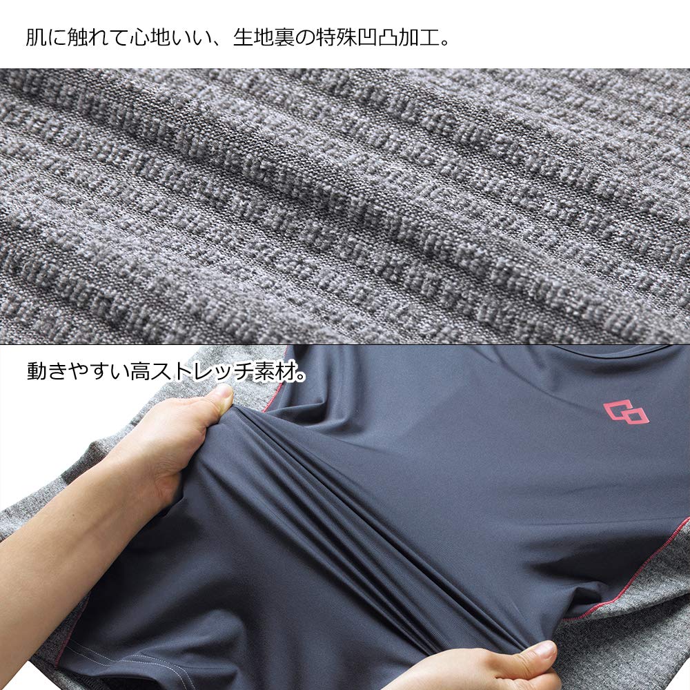 RESNO Switching Shirt Long Sleeve AJEJA69M Gray X Pink [Colantotte] Women's