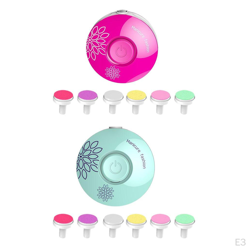 Powered And Electric Set 6 Grinding Heads Nail File for