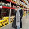 Knitted striped hooded shawl Korean autumn and winter new hat, scarf integrated outer with windproof and warm hood