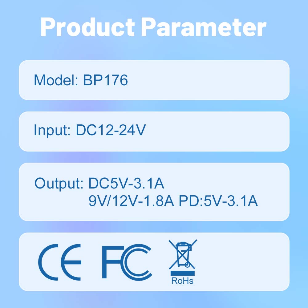 USB Car Charger Total 120W PD Type C Fast Charging Car Phone Adapter For iPhone Samsung Xiaomi