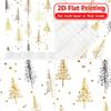 Flat Printing Festive Doodles Curtain Fabric Versatile Polyester Curtains Decorations Home Use Set Of 2 Modern Made Washable