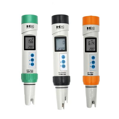 HM Digital Wasserqualitätstester 2/3/4 in 1 Kombi-Messgerät TDS EC Temperatur PH-Messgerät PH-200 PH-Messgerät ORP-Tester für Hydroponik Aquarium