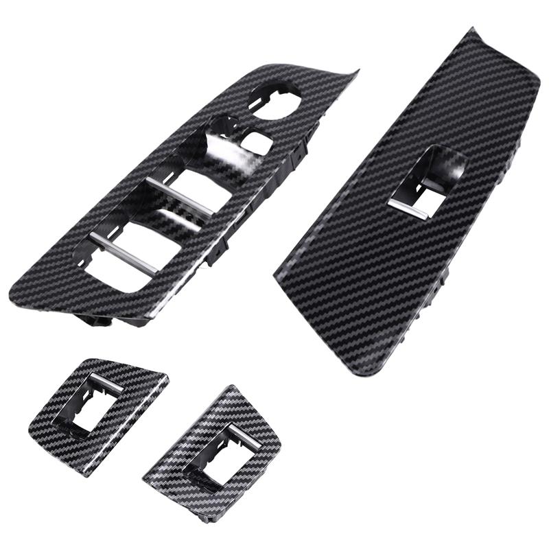 ABLZ-Car Interior Door Window Switch Cover For BMW 5 Series M5 G30 G31 G38 F90 2017- 525 528 530 540