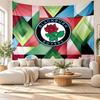 Blackburn Rovers Football Wall Tapestry, Soft Fabric Wall Hanging, Decorative Backdrop For Bedroom Home Wall Art