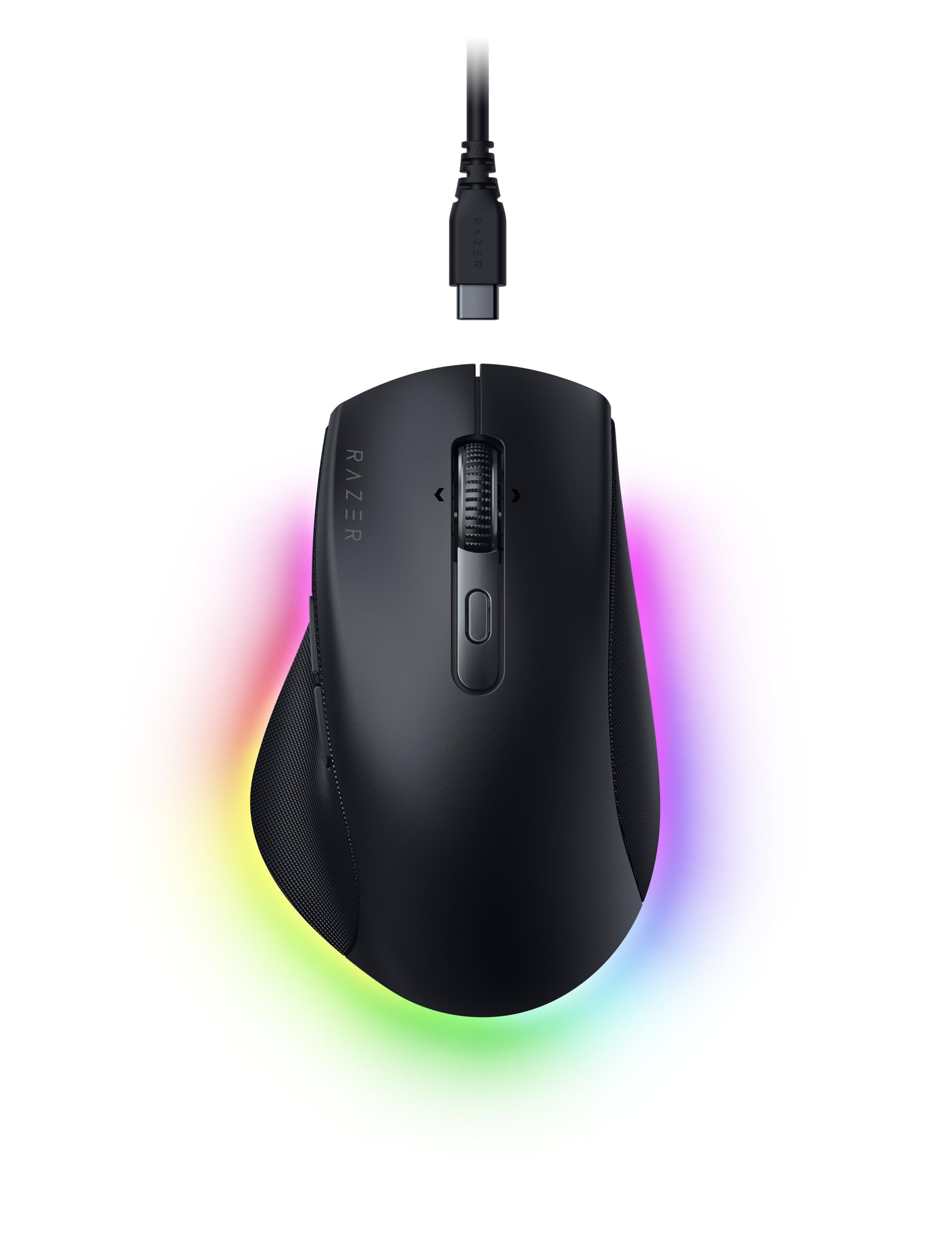 

Razer Pro Click V2 Ergonomic Wireless AI Prompt Master to Save Battery HyperScroll Tilt Focus Pro 30K Optical Ergonomic RGB Japanese Distributor