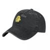 Peace Was Never An Option Duck Baseball Cap Vintage Distressed Washed Cartoon Headwear for Unisex Women Running Golf Fit Hats Cap