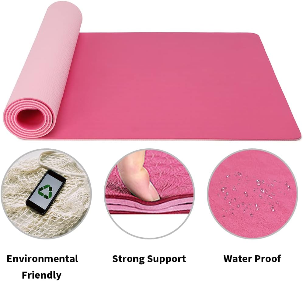 Gymnastics Mat, Yoga Mat, Fitness Mat, Non-Slip Training Mat, Sports Gym Mats, Pilates Mat