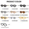 Fashion Oval Sunglasses For Men Women Retro Small Frame Punk Eyewear Luxury Brand Designer Sun Glasses